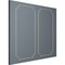 Ekena Millwork 31-in. W x 62-in. H Dublin Panel Moulding Kit Double Panel PMLKDU31X62B - alternate 9